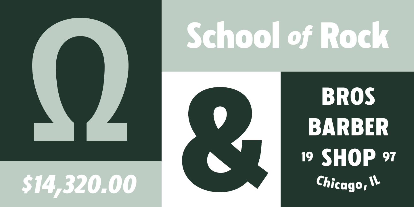 Ejemplo de fuente Fellbaum Grotesk Bold Italic